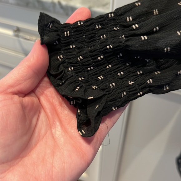 H&M navy/cream dress - Picture 4 of 4